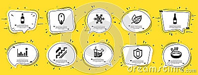 Business icons set. Included icon as Scroll down, Frying pan, Efficacy signs. Vector Vector Illustration