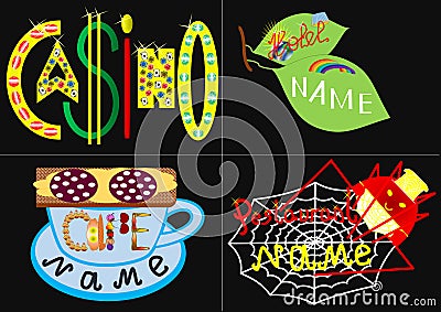 Business icons Stock Photo