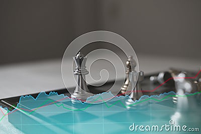 business ideas and competition and strategy plan Stock Photo