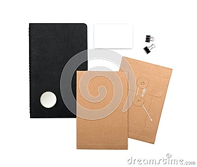 Business Identity Mockup Item Set Stock Photo