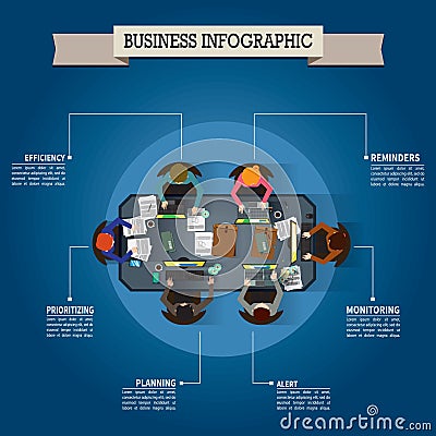 Business infographic design.. Vector illustration decorative design Vector Illustration