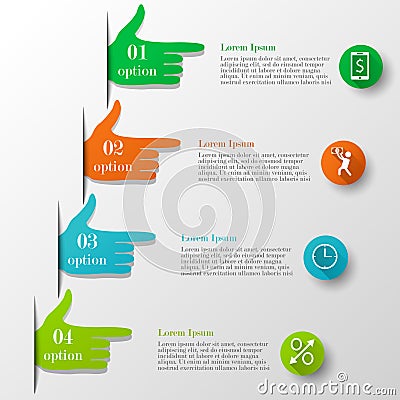 Business infographic hand-style concept. Vector Illustration