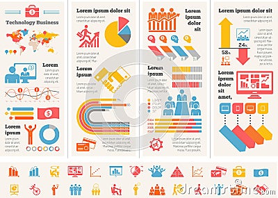 Business Infographic Template. Vector Illustration