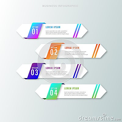 Business infographic template composition infographic elements Stock Photo