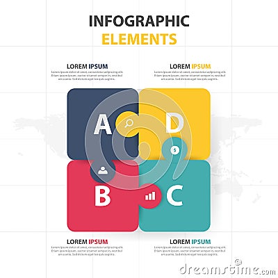 Business Infographic timeline process template, Colorful Banner text box desgin for presentation, presentation for workflow Vector Illustration