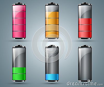 Business Infographics. Battery icon. Vector Illustration