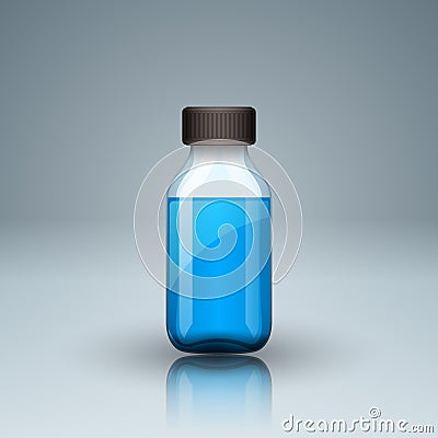 Business Infographics. Medicine bottles, Recipe icon. Vector Illustration