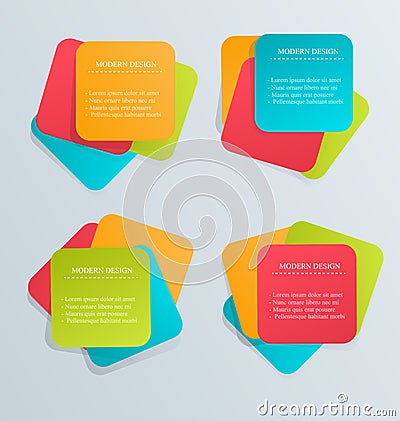 Business infographics tabs template Vector Illustration