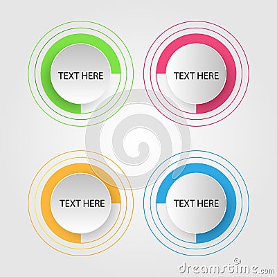 Business Infographics vector eps10 colorful style design Vector Illustration