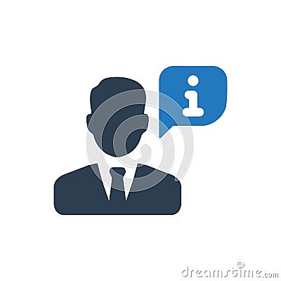 Business Information Icon Vector Illustration