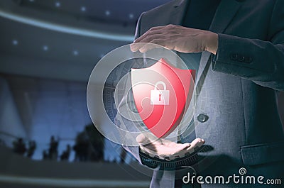 Business information and system security Stock Photo
