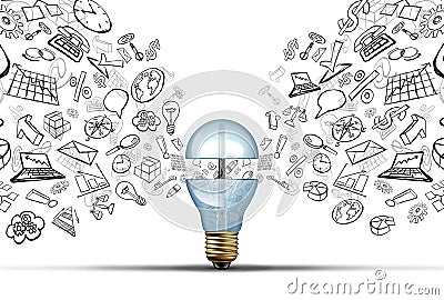 Business Innovation Ideas Stock Photo