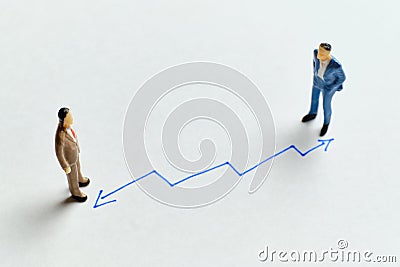 Business interaction concept and Receiving mutual benefits Stock Photo