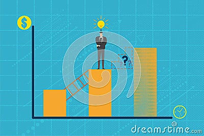 Business and investment concept. Vector Illustration
