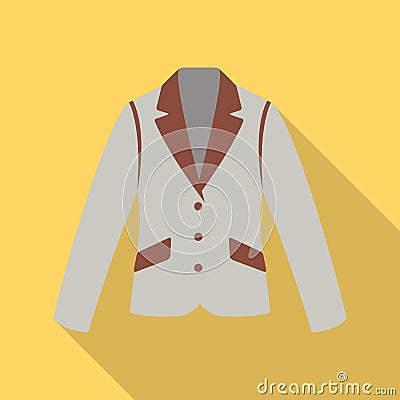 Business jacket icon of vector illustration for web and mobile Vector Illustration