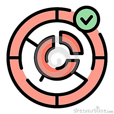 Business labyrint icon vector flat Stock Photo