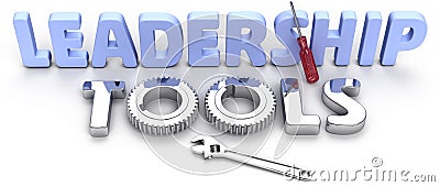 Business Leadership management tools Stock Photo