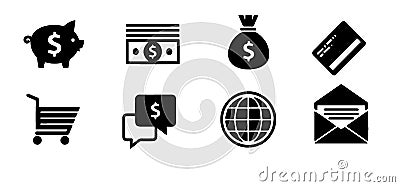 Business icons, management and human resources set1. vector eps 10. More icons in my portfolio. Vector Illustration