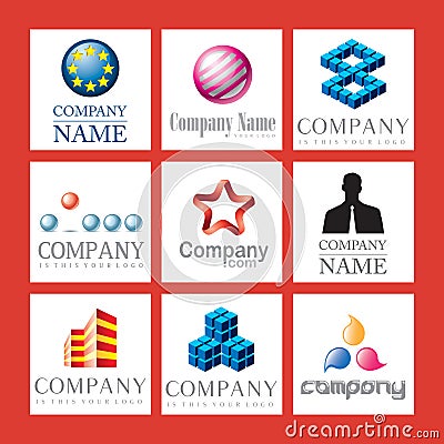 Business logos Stock Photo