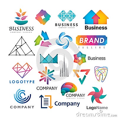 Business logos Vector Illustration