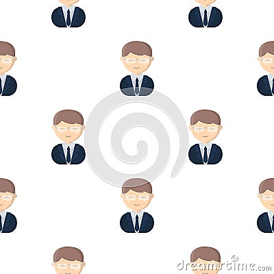 Business man cartoon icon. Illustration for web and mobile design. Vector Illustration