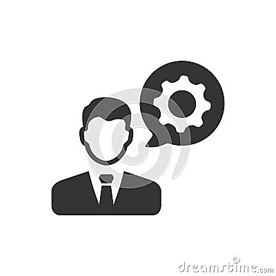 Business Manager Icon Vector Illustration