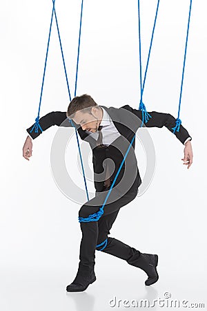 Business marionette. Stock Photo