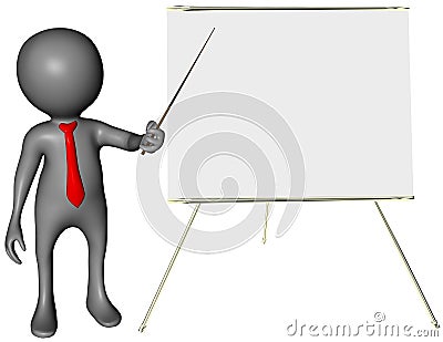 Business meeting Chart Presentation Illustration isolated Stock Photo