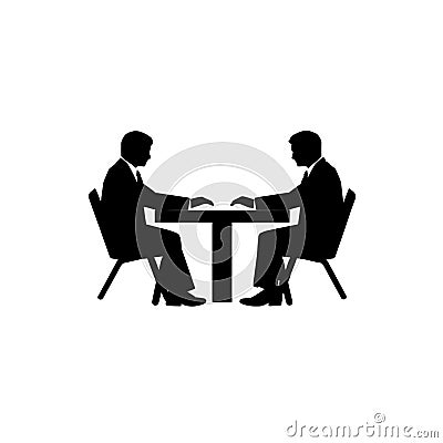 Business meeting icon Stock Photo