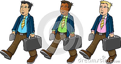 Business Men Vector Vector Illustration