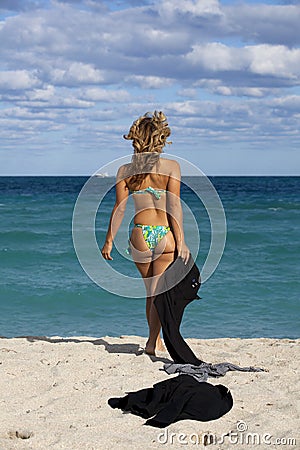 Business Metaphor: Working Vacation Stock Photo