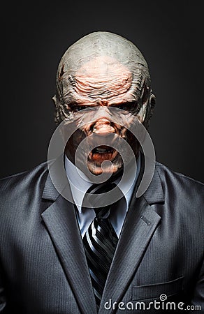 Business monster Stock Photo