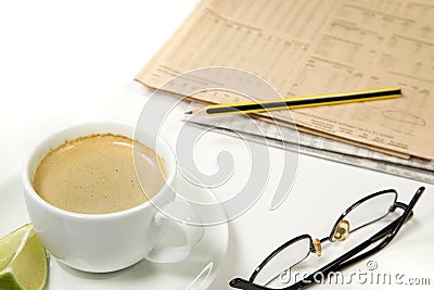 Business Morning Stock Photo