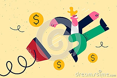 Business motivation and ambition concept Vector Illustration