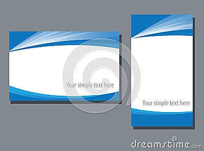 Business Name card template Vector Illustration
