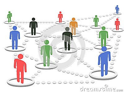 Business Network concept Vector Illustration