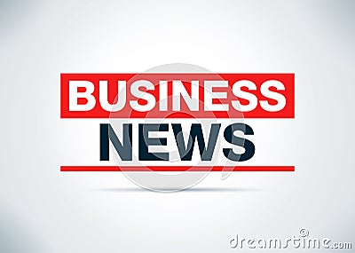 Business News Abstract Flat Background Design Illustration Stock Photo