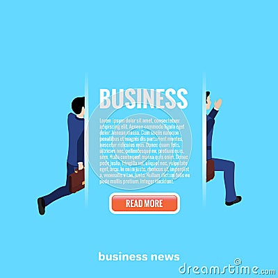 business news Vector Illustration