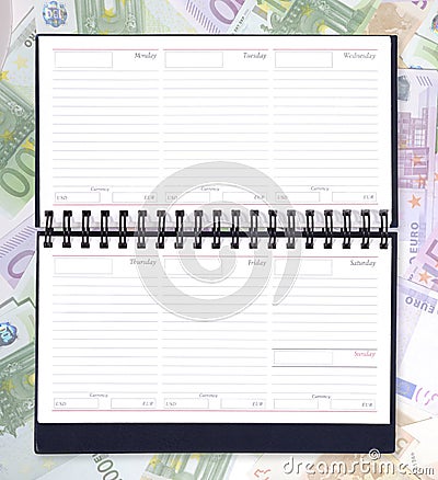 Business Notepad Stock Photo