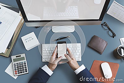 Business Objects Office Workspace Desk Concept Stock Photo