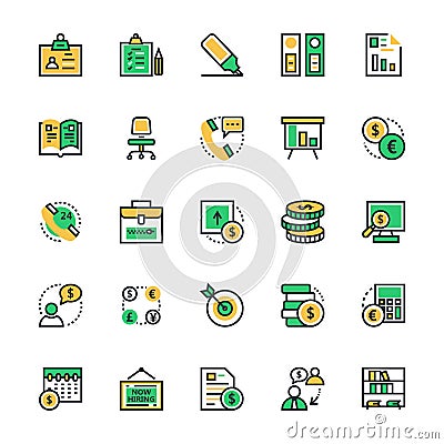 Business & Office Vector Icons 2 Stock Photo