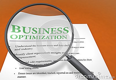 Business optimization Stock Photo