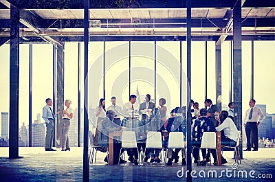 Business Organization People Working Togetherness Concept Stock Photo