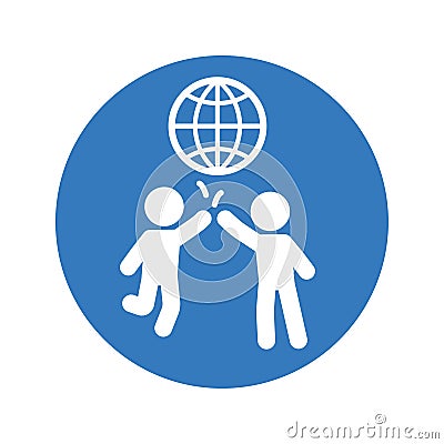 Business Partner Icon, Success Icon Stock Photo