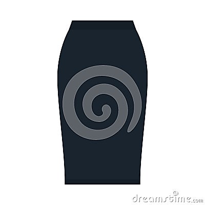 Business Pencil Skirt Icon Vector Illustration