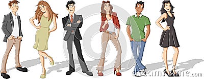 Business people Vector Illustration