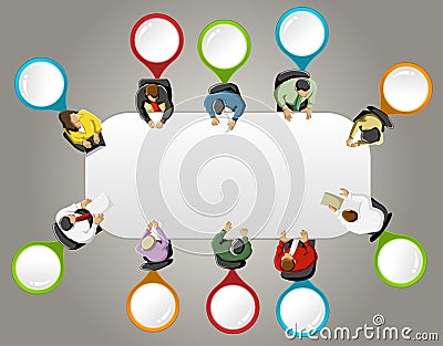 Business people Vector Illustration