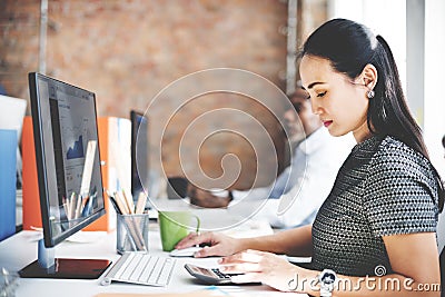 Business People Analysis Thinking Finance Growth Success Concept Stock Photo