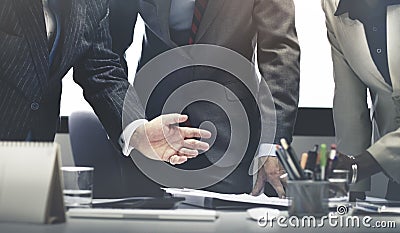 Business People Brainstorming Teamwork Success Concept Stock Photo