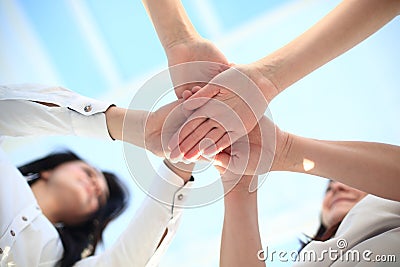 Business People Collaboration Teamwork Union Concept Stock Photo